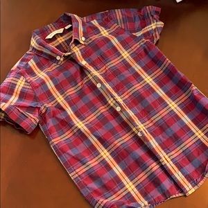 EUC Janie and Jack short sleeve button down size 6